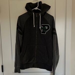 NFL Green Bay Packers Nike Dark Gray Zipper Hoodie